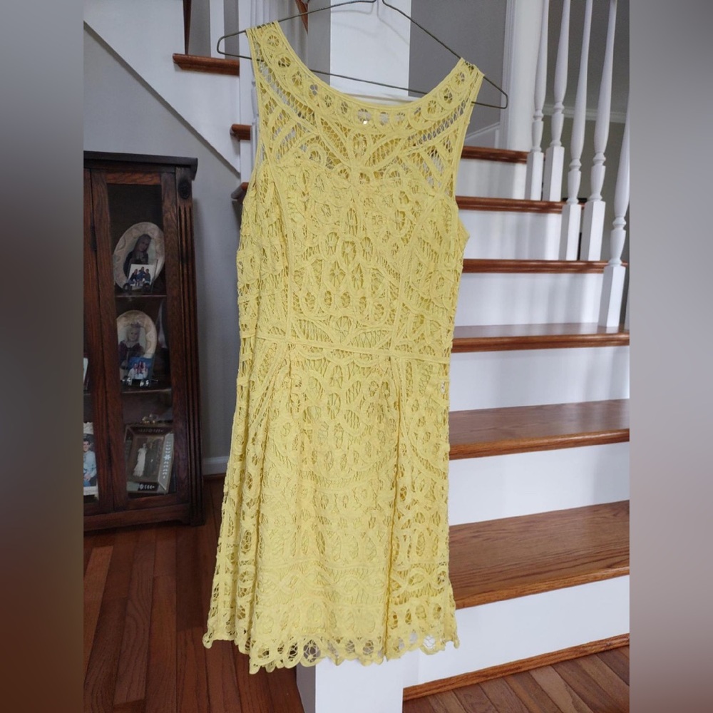 Lily Pulitzer - Yellow Lace Dress - Small